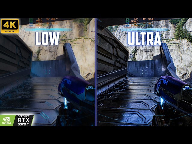 Is Ultra Graphics Worth It in Halo Campaign Evolved? Low vs Ultra 4K