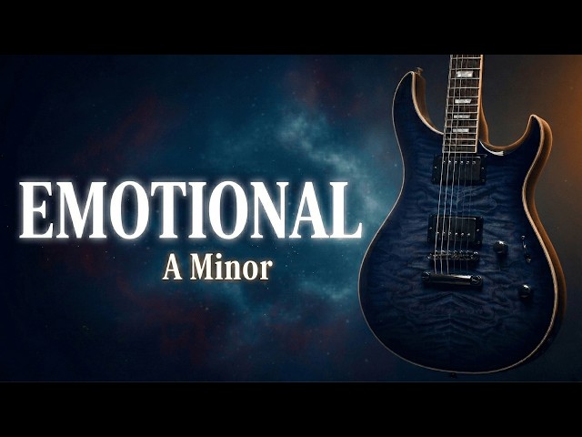 Emotional Rock Guitar Backing Track A Minor | 82 BPM