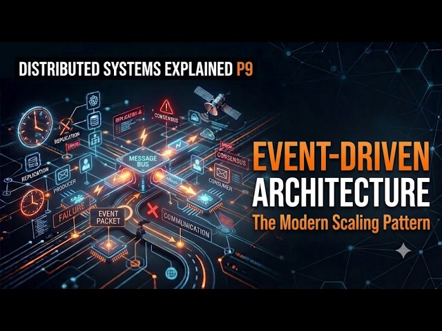 🔒🌐 Event-Driven Architecture — When the Event is at the Heart of the System | Distributed Systems P9