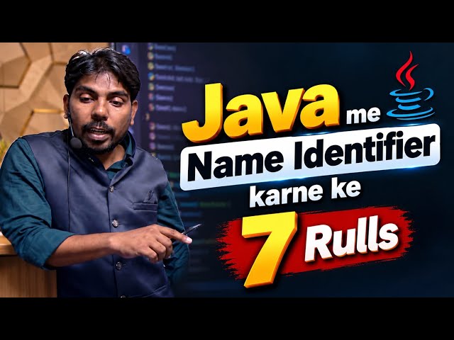 Java Name Identifier ke 7 Rulls | Important topic of Java | #java #javaprogramming #javatutorial