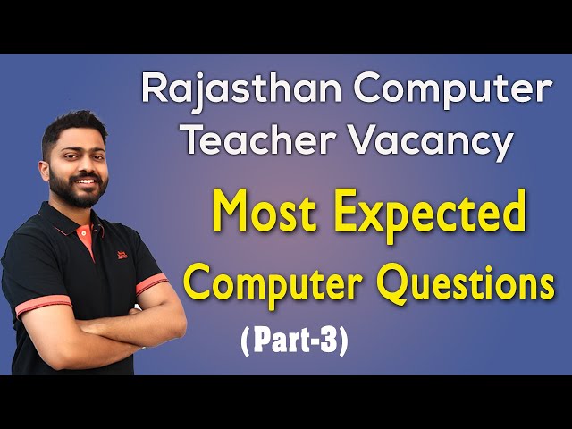 Lec-14: Top 10 Important ques. for Rajasthan Computer Instructor  | Revision of RSMSSB