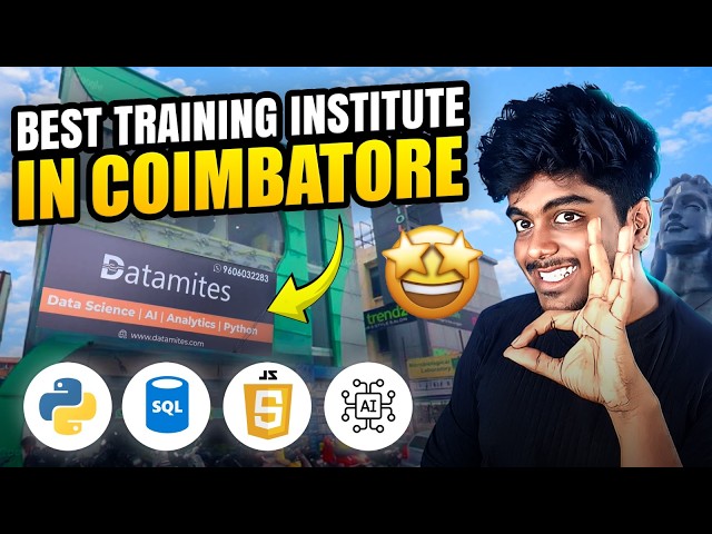 Best Data Science & AI Institute in Coimbatore -Live Visit🤯| Coaching, Students & Staff Review Tamil