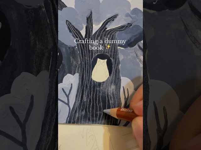 Creating a dummy book for 'The Moonlit Guardians' 📚✨ #childrensbook #illustration #dummybook