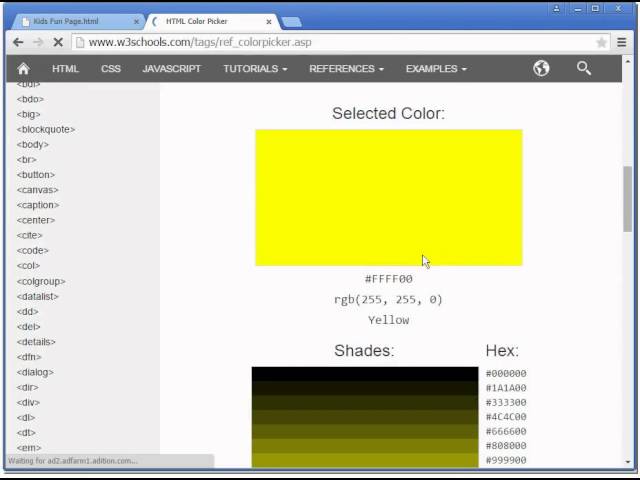 PICKCOMPSCI 019 - Coding HTML