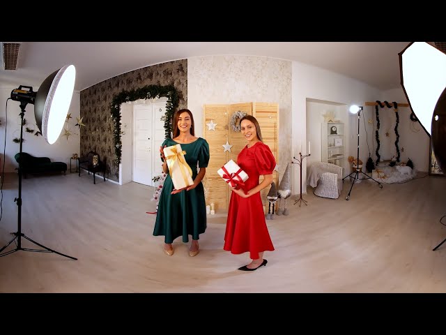 Holiday Photo Shoot - Canon Dual Fisheye Lens Test | VR180 8K | Fashion Metaverse - Lookroom