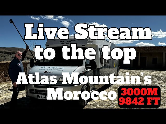 Live Stream R704 to the Top of the Atlas Mountains, Dades Gorge, Drâa-Tafilalet, Morocco
