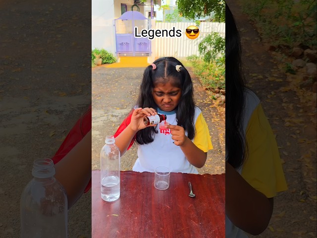 Normal VS Legends 😎 taking medicine 😱😂Diyaishwarya #shorts #viralvideo