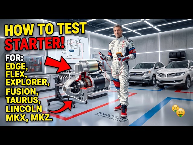 Ford & Lincoln Starter Test Guide (Edge, Flex, Fusion, Taurus, MKZ, F-150)