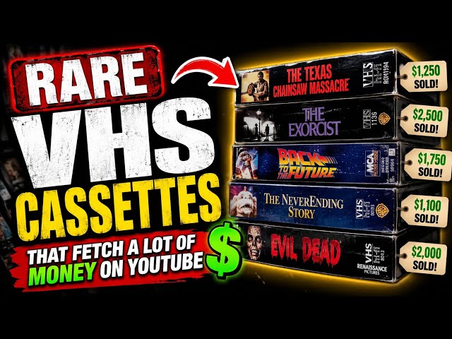 RARE VHS Cassettes That Are Worth A Fortune 