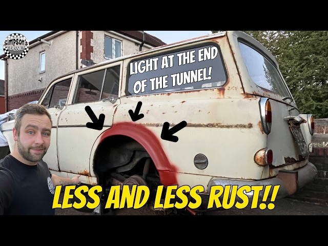 LESS & LESS RUST! Barn Find Volvo Amazon Estate Restoration