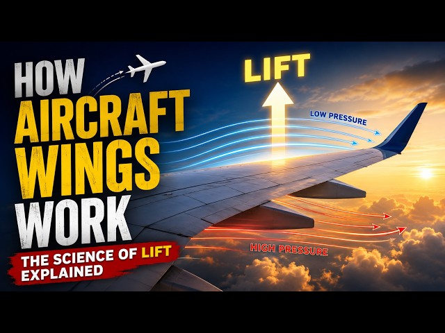 How Aircraft Wings Work✈️ | The Science of Lift Explained