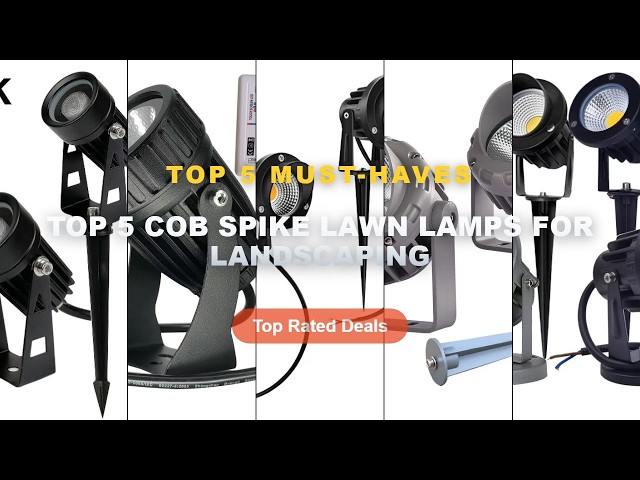 Don't Buy Top 5 COB Spike Lawn Lamps For Landscaping Before Watching This! - New Style COB Garden La