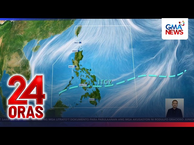ITCZ at localized thunderstorms, magpapaulan; Northeasterly windflow, nagpaparamdam na | 24 Oras