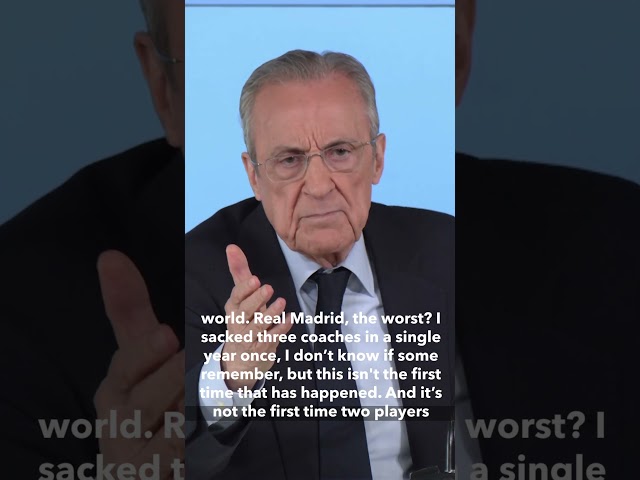 'Real Madrid, the worst cub in the world?' Perez confronts journalists