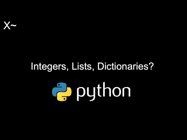 Data types in Python