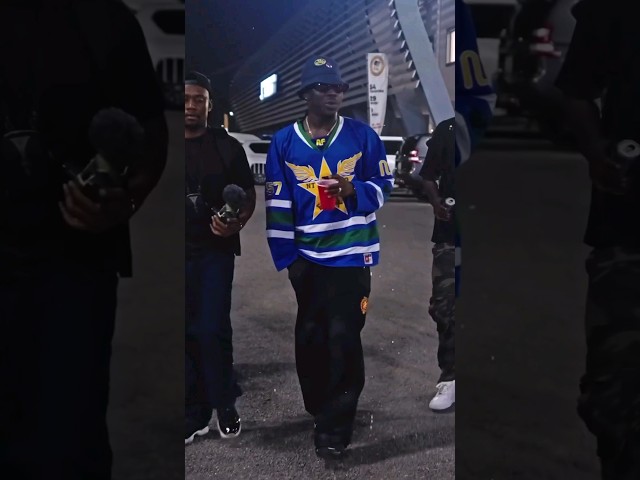 stonebwoy arrival at the all African games closing ceremony