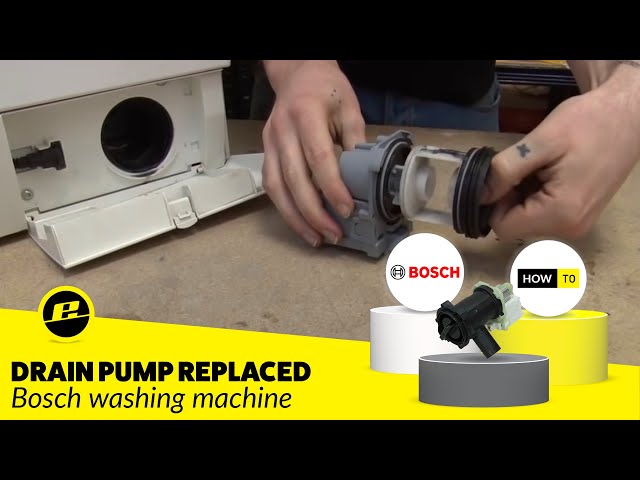 How to Replace the Pump on a Washing Machine (Bosch)