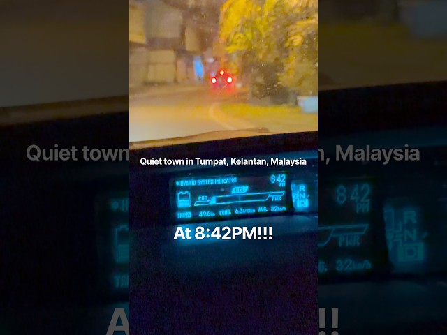 Tumpat Town At Night #shorts #kelantan #malaysia