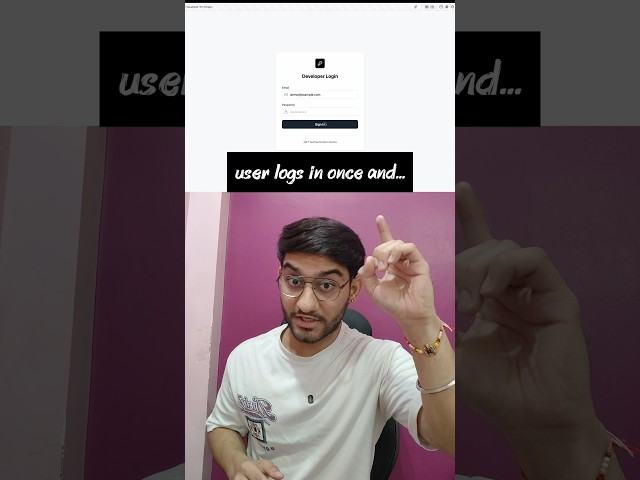 JWT Authentication Explained in 20 Seconds 🔐 #codingshorts