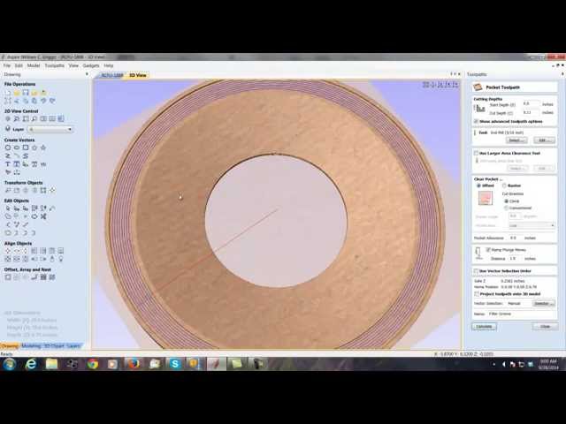 Vectric Aspire Toolpath Optimization