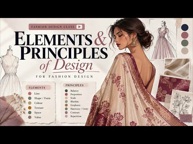 Elements & Principles of Design | Fashion Design Class for Beginners | Part 1