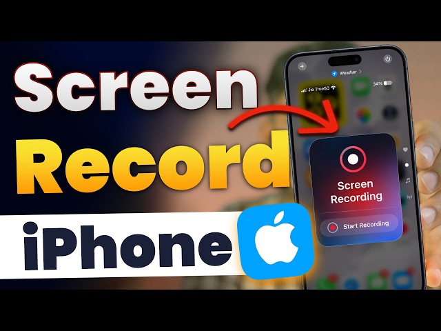 How to Screen Record Your iPhone? Record iPhone Screen with Audio