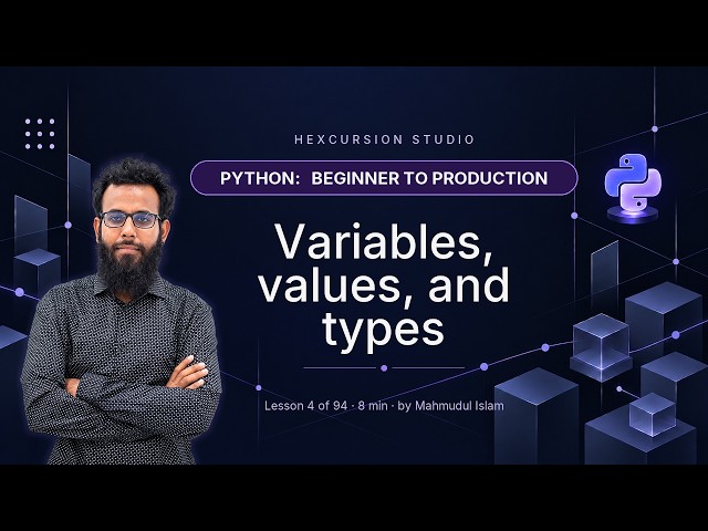 Python Variables and Data Types Explained | Python 4/94