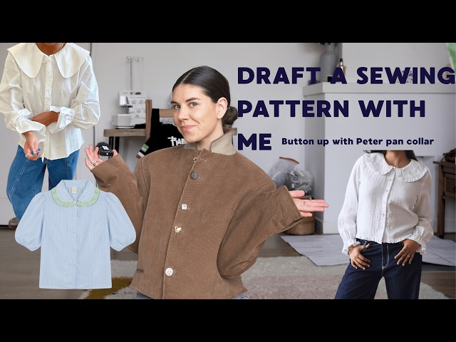 Sewing Pattern Breakdown: Loose Blouse with a Peter Pan Collar (Step-by-Step)