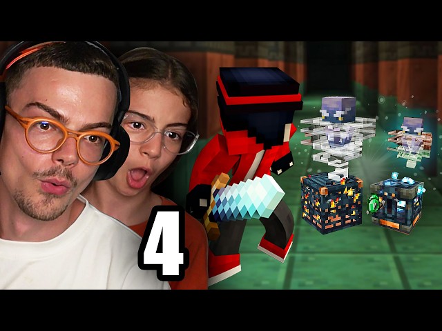 GHOST SPAWNERS - Ep.4 - Minecraft with my sister Aryana