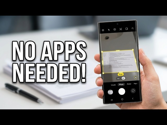 Why you don't need a scanner app on your samsung phone @ELECTRONICSANDGADGETS