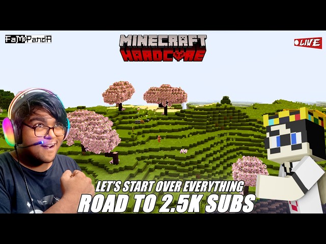 🔴MINECRAFT HARDCORE LIVE #579 | LET'S BUILD FARMS | #telugu #minecraft #shorts #livestream #live