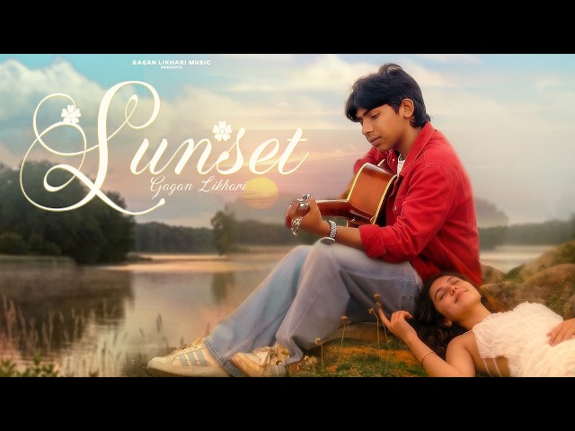 Sunset ❤️ Animated Love Story | Gagan Likhari | Official Music Video | New Punjabi Song 2026