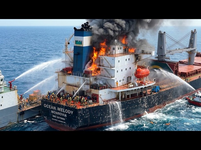 19 Most Terrifying Moments of Boat and Ship Fires Caught on Camera, Ep 4