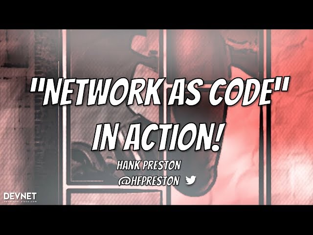 Network as Code In Action
