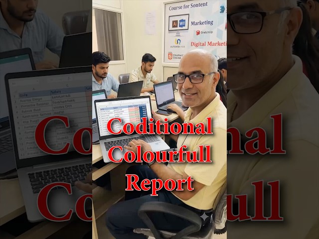Conditional formatting in excel | excel shortcuts | #excel #exceltips #excelshortcuts #viralvideos