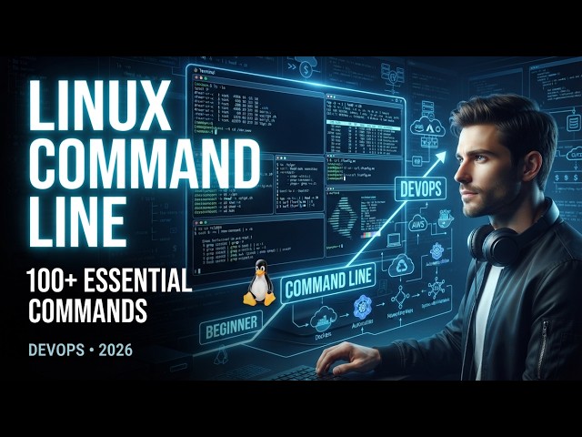 Linux Command Line Full Course 2026 | Every User Should Know | Commands for DevOps