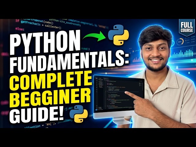 Introduction to python 🐍 || Lecture 3 by Ashish Kumar || Python fundamentals for beginner