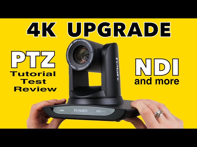 FoMako K20UH 4K PTZ Camera (UPGRADE) Best Budget 4K PTZ