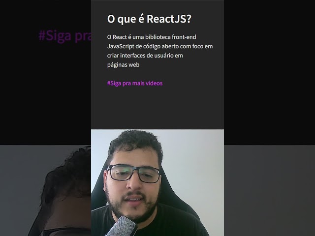 O que é React JS ? #shorts #code #programação #javascript #16