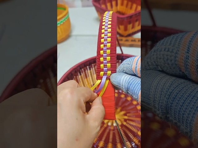 Genius Basket Handle Weaving Hack for DIY Crafts