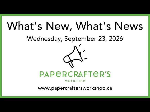 What's New, What's News - Wednesday, September 23