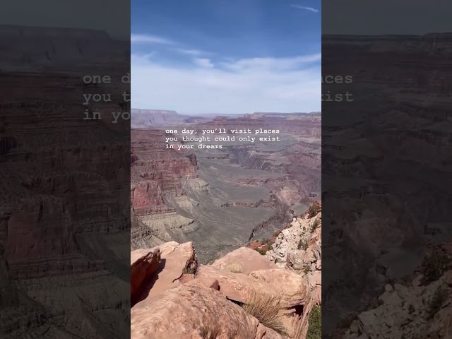 Visiting the Grand Canyon 🏜️#grandcanyon #youtubeshorts #travel #shorts #arizona #dream