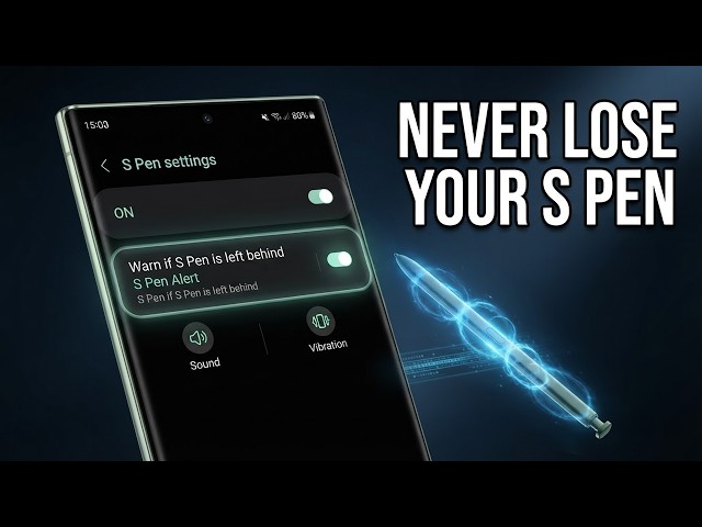 Never lose your S pen again samsung settings @ELECTRONICSANDGADGETS