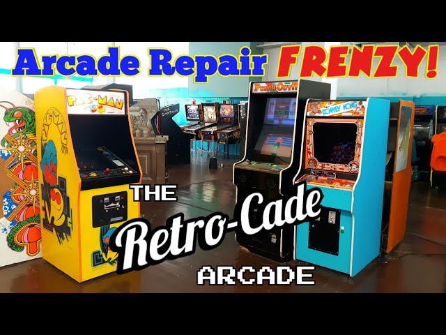 Arcade Repair FRENZY! Prepping The Retro-Cade for The Grand Re-Opening