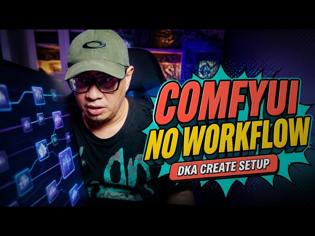 ComfyUI no workflow needed through DKA Create - Setting Up Tutorials
