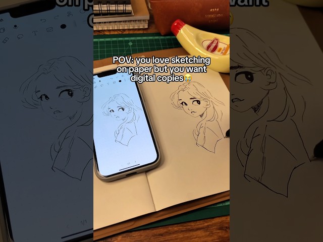 To all the traditional artists who struggle with digital art like I do, this is made for you🥹💕