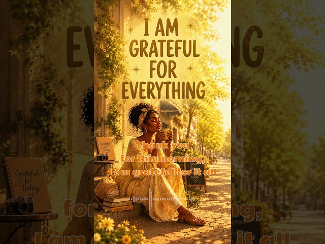 Thank You for This Morning 💛 Sing it with us #affirmations #gratitude #morningaffirmations #shorts