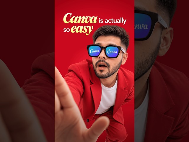 🤯 CANVA Poster Design Made Easy | Canva Tutorial #Canva #canvatips