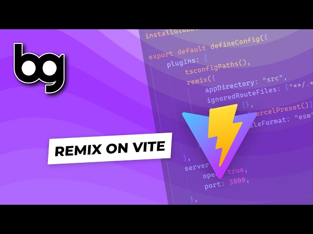 💿 remix on vite