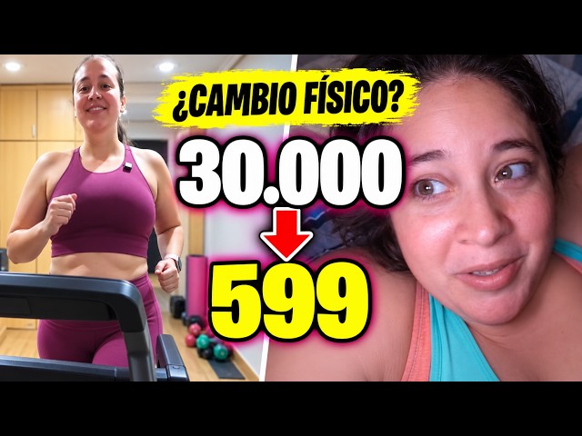 ANDREA COLÁS recicla su “CAMBIO FÍSICO”… y luego hace 599 PASOS
